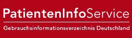 Logo PatientenInfo-Service Gebrauchsinformationsverzeichnis Deutschland
